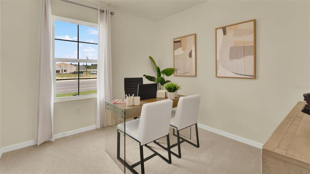 Furnished interior view inside a new home in Crossroads at Kelly Park, Apopka (Image 12).