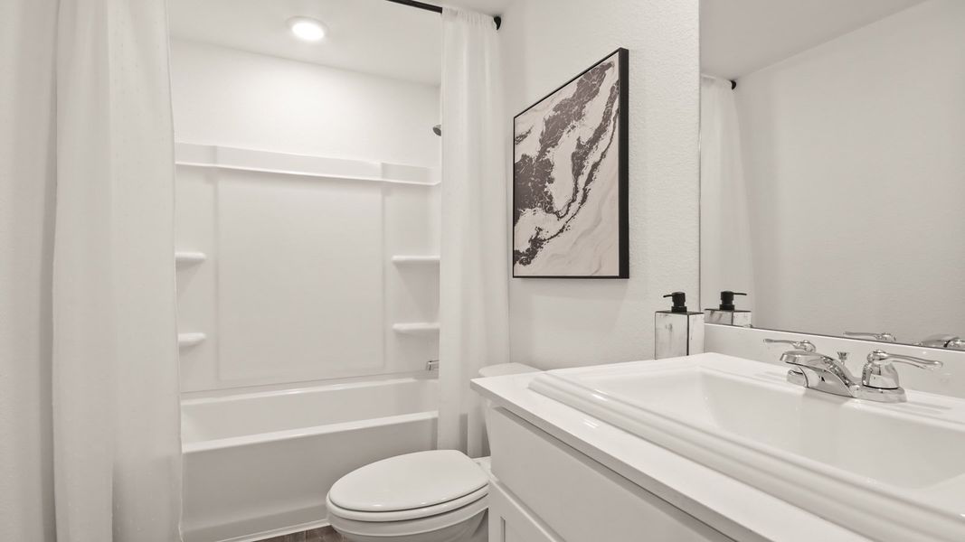 Furnished interior view inside a new home in Sunset Valley, Hockley (Image 21).