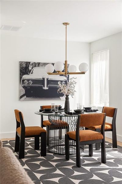 Furnished interior view inside a new home in , Atlanta (Image 15).