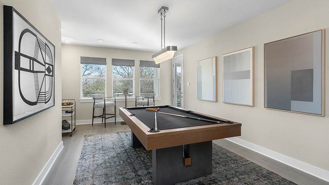 Representative furnished interior of a home built from the Arabella by Taylor Morrison in Travisso Naples Collection, Leander (Image 11). Representative furnished interior of a home built from the Arabella by Taylor Morrison in Travisso Naples Collection, Leander (Image 11).