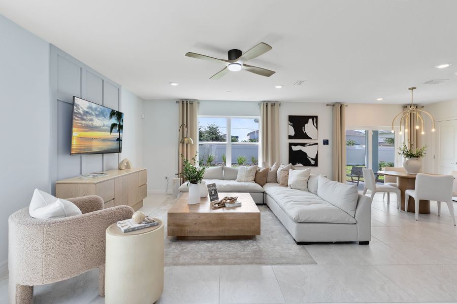 Furnished interior view inside a new home in Hartford Terrace, Davenport (Image 8).