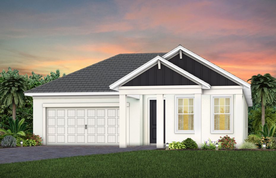 Representative exterior photo of a completed home built from the Coral by Pulte Homes in SeaFlower, Bradenton, FL (Image 24).