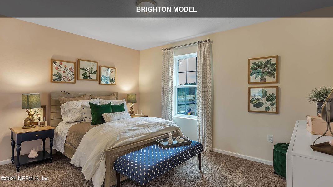 Furnished interior view inside a new home in The Arbors, Jacksonville (Image 32). Furnished interior view inside a new home in The Arbors, Jacksonville (Image 32).