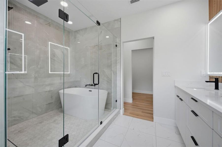 Furnished interior view inside a new home in , Tampa (Image 17).