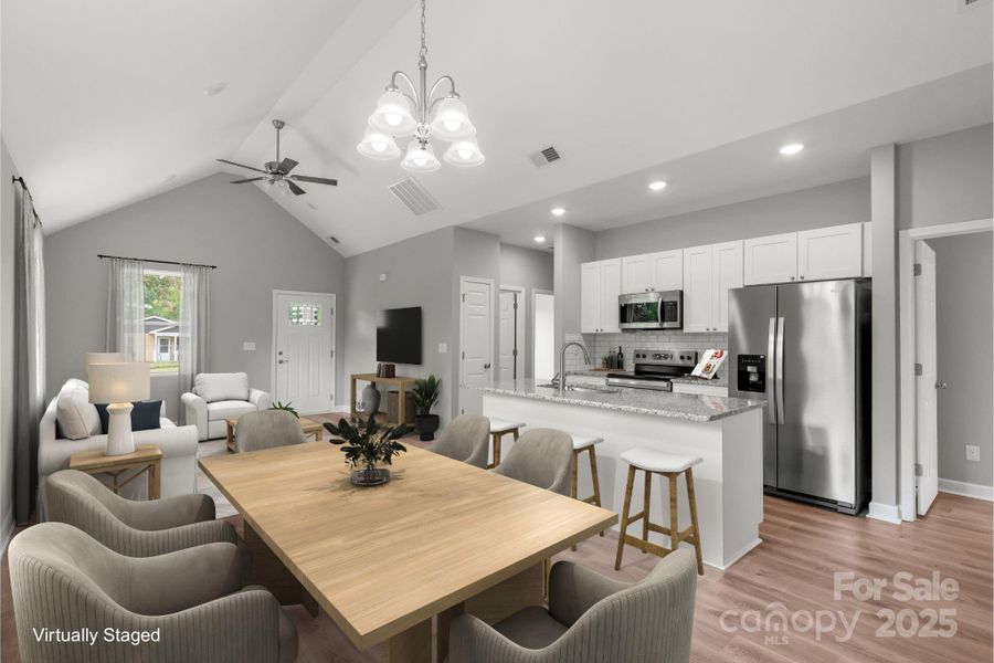 Furnished interior view inside a new home in , East Spencer (Image 8).