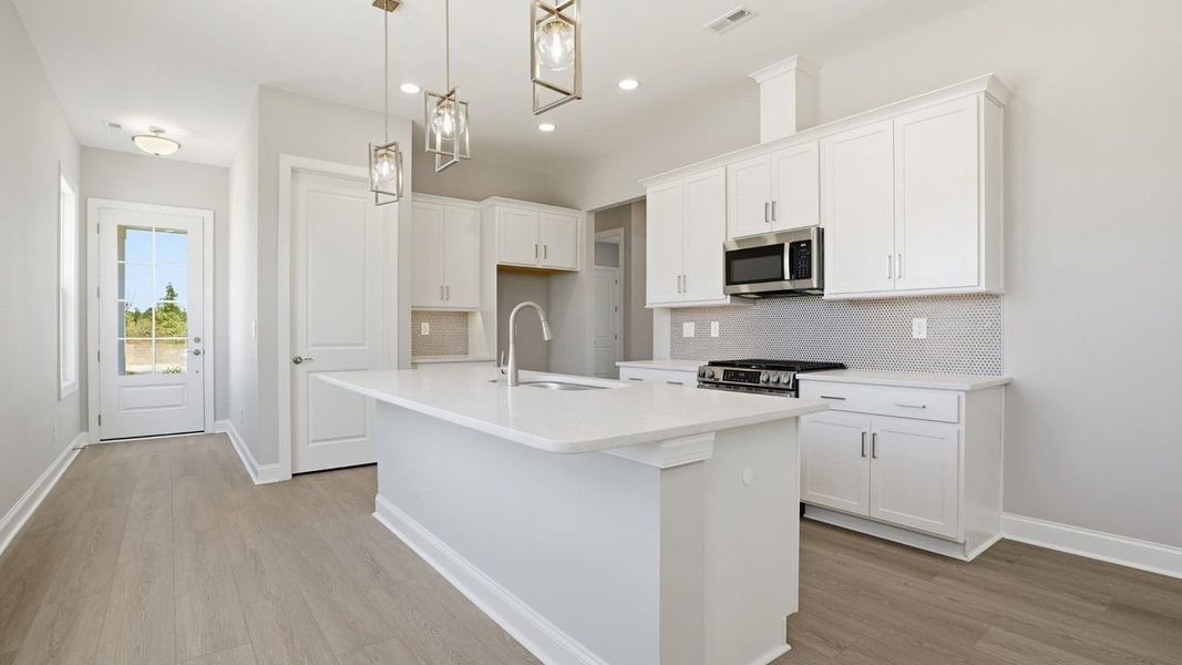 Furnished interior view inside a new home in Cresswind at Rocky River, Locust (Image 3).