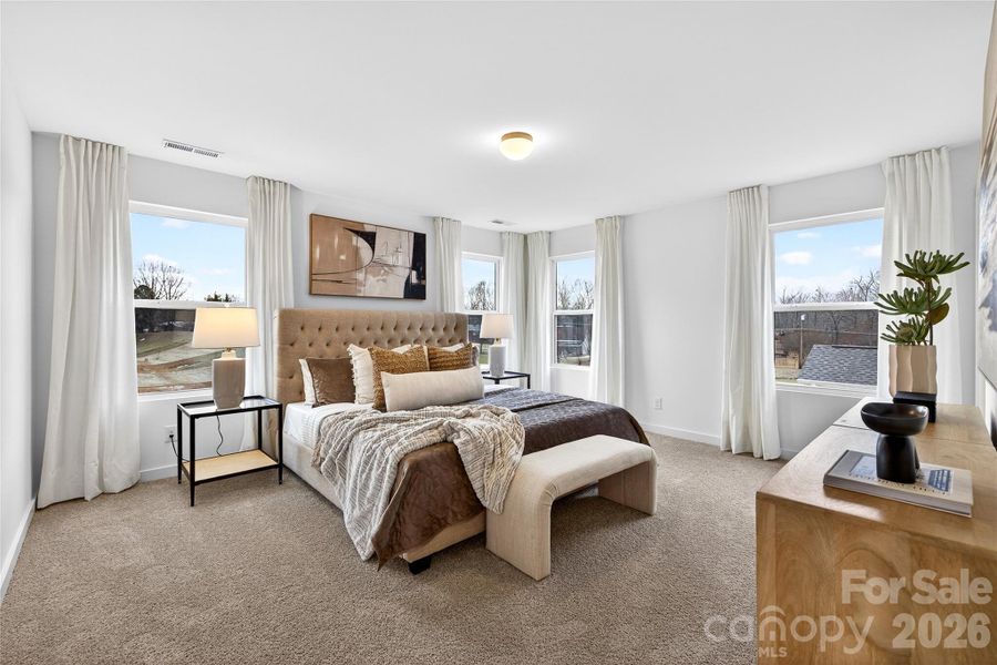 Furnished interior view inside a new home in Morrow Brook, Albemarle (Image 8).
