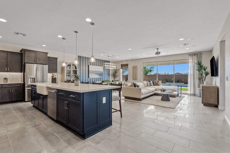 Furnished interior view inside a new home in Artisan at Asante, Surprise (Image 6).
