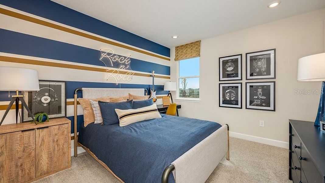 Furnished interior view inside a new home in Skye Ranch Community Group Page, Sarasota (Image 14).