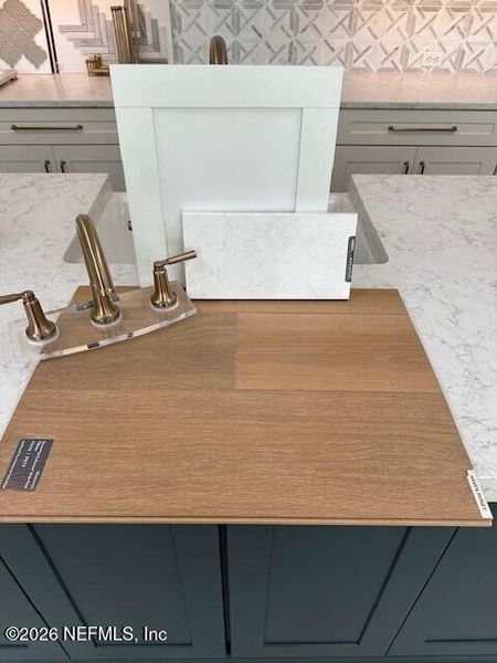 Sample of building materials used in homes in Crosswinds at Nocatee, Ponte Vedra (Image 5).