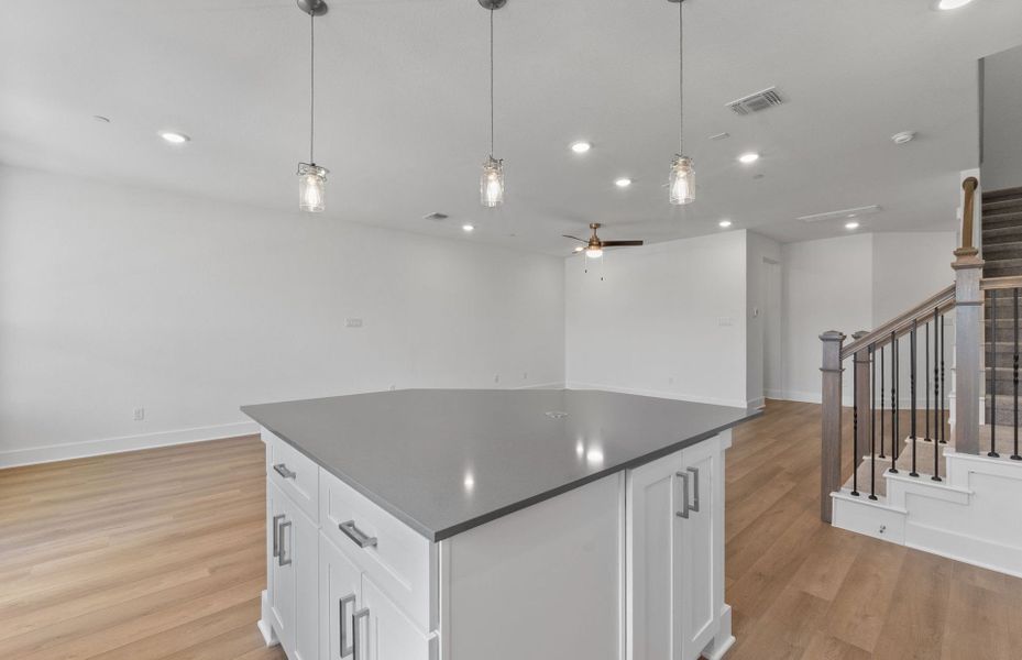 Furnished interior view inside a new home in Northpoint at Old Settlers, Round Rock (Image 9).