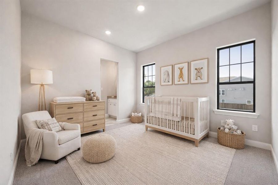 Secondary bedroom upstairs.