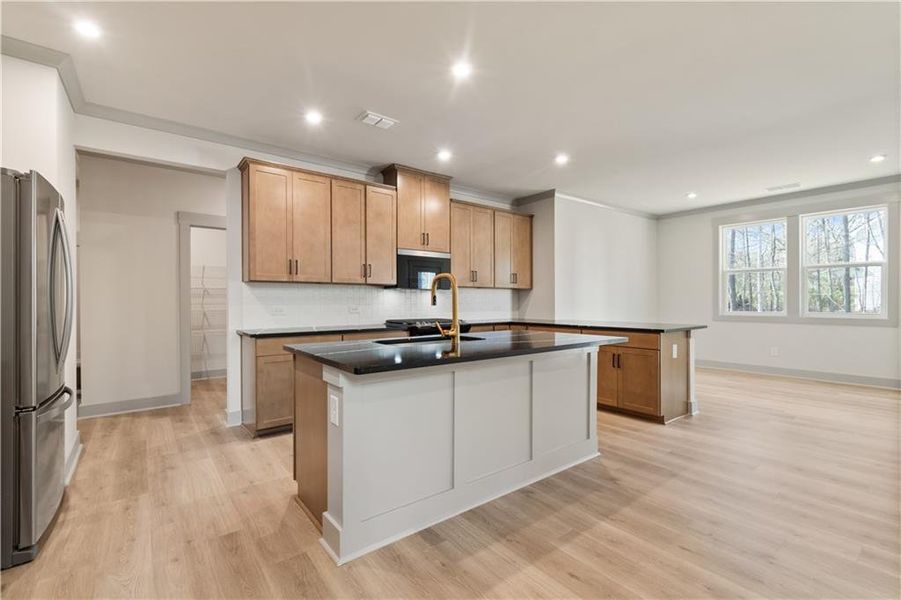 Furnished interior view inside a new home in Cambridge at Steels Bridge, Canton (Image 6). Furnished interior view inside a new home in Cambridge at Steels Bridge, Canton (Image 6).