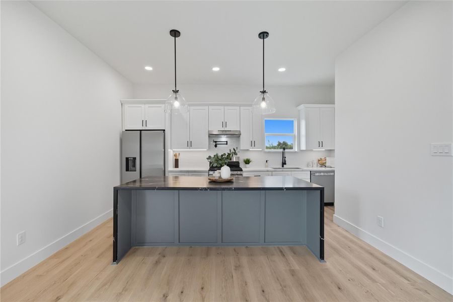 Furnished interior view inside a new home in , Houston (Image 11).