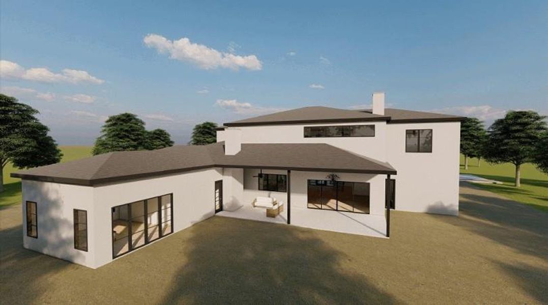 Exterior details and patio area of a home in , Heath (Image 4).