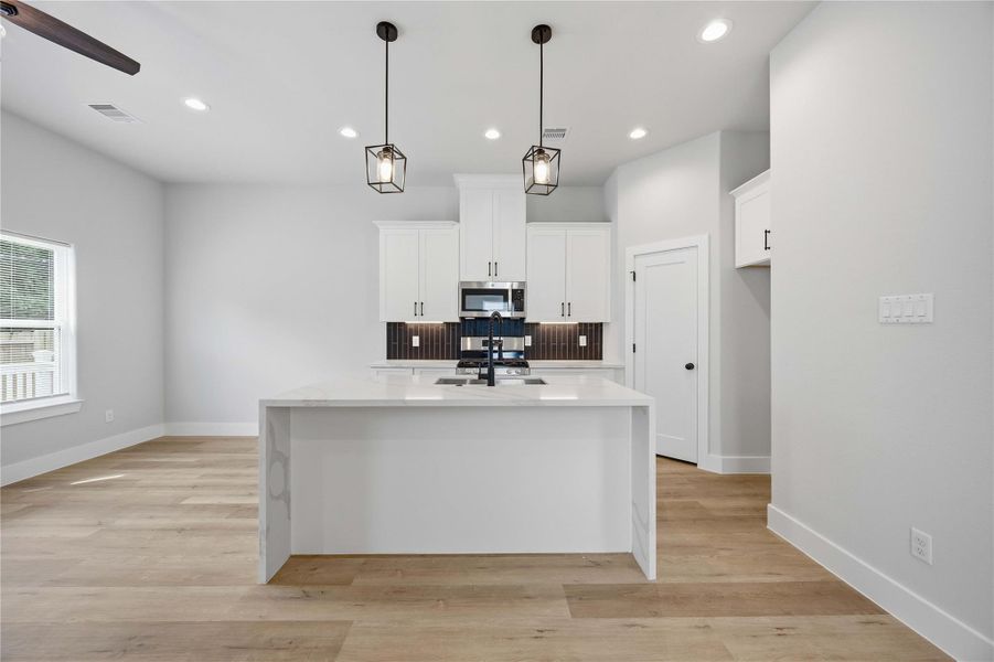 Furnished interior view inside a new home in , Houston (Image 8).