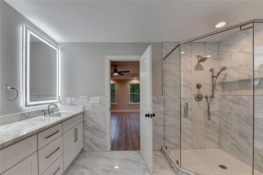 Furnished interior view inside a new home in , Lilburn (Image 25).