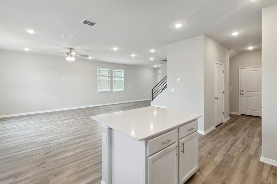 Furnished interior view inside a new home in , Buda (Image 8).