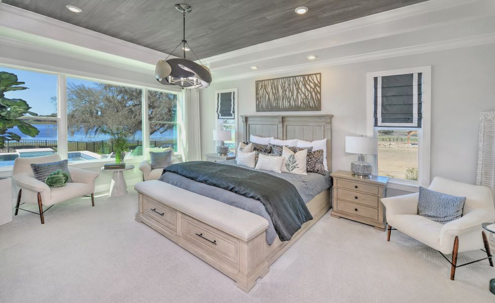 Furnished interior view inside a new home in West Hill Estates, Dade City (Image 11).