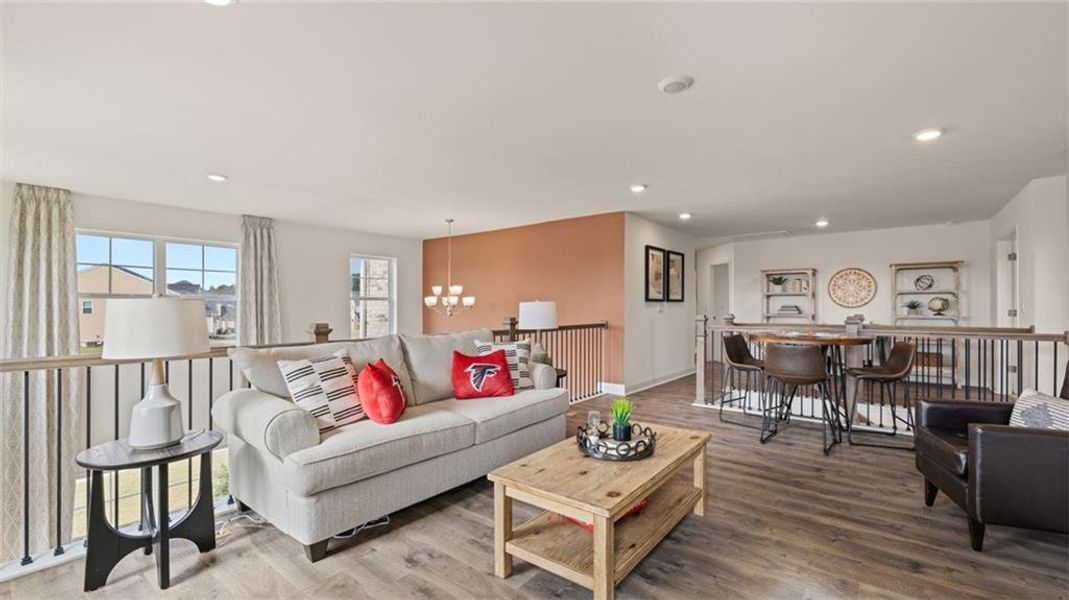 Furnished interior view inside a new home in The Gates at Pates Creek, Hampton (Image 39).