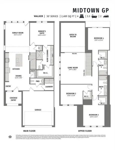With a fantastic main floor primary suite, spacious secondary bedrooms, great entertaining space, lots of storage and a private, fenced back yard, you'll love everything our new Walker floor plan has to offer!