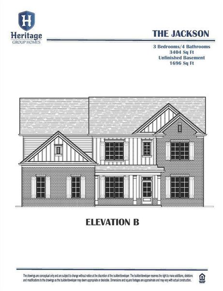 Exterior rendering of this home design in , Bishop, GA (Image 4). Exterior rendering of this home design in , Bishop, GA (Image 4).