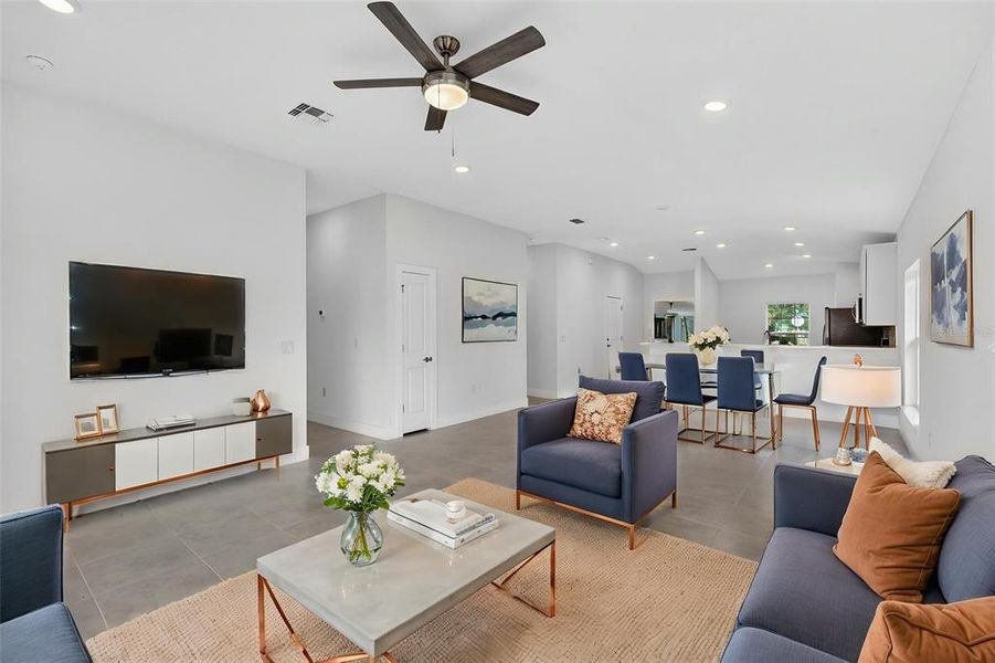 Furnished interior view inside a new home in , Port Charlotte (Image 11).