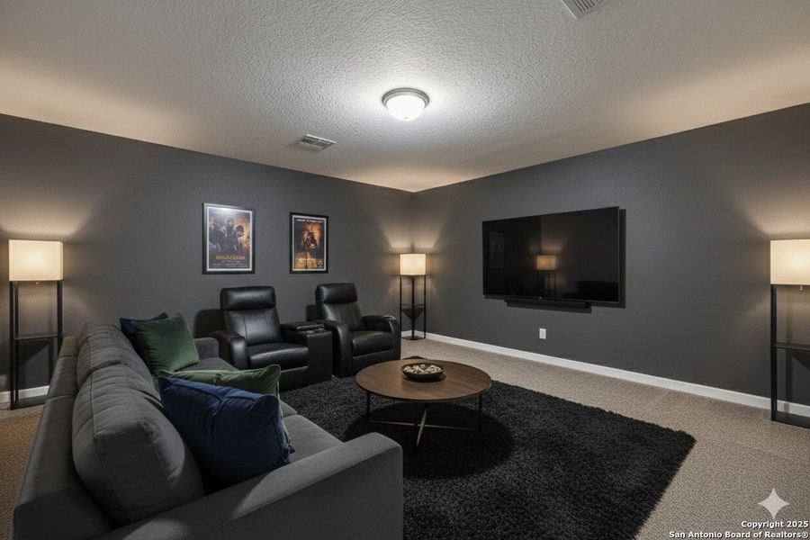 Furnished interior view inside a new home in Avondale, San Antonio (Image 10). Furnished interior view inside a new home in Avondale, San Antonio (Image 10).
