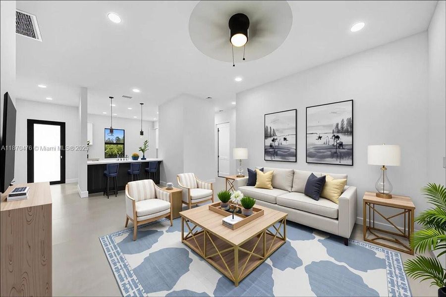 Furnished interior view inside a new home in , Lehigh Acres (Image 11). Furnished interior view inside a new home in , Lehigh Acres (Image 11).