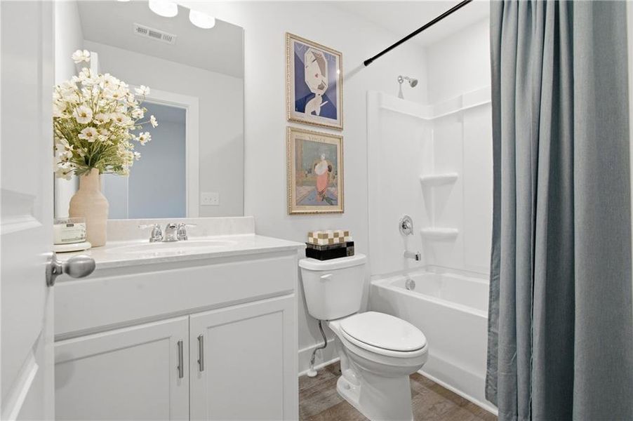 Furnished interior view inside a new home in , Cartersville (Image 13).