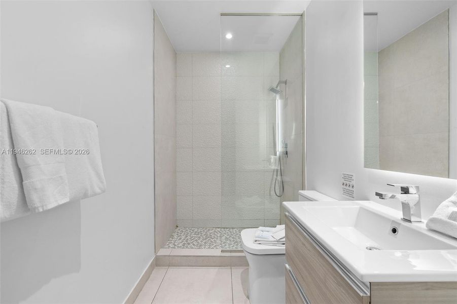 Furnished interior view inside a new home in , Miami (Image 8).