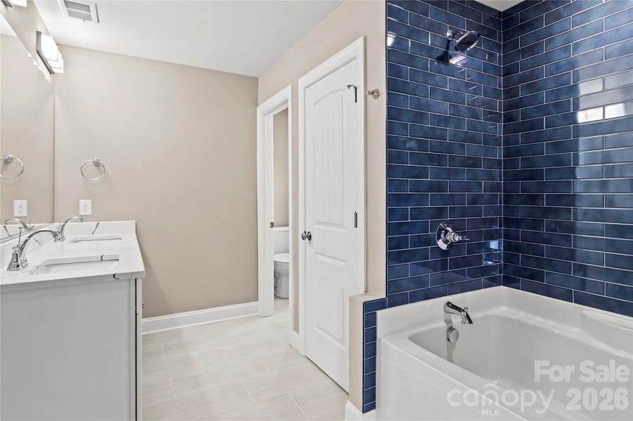 Furnished interior view inside a new home in , Winston-Salem (Image 10).