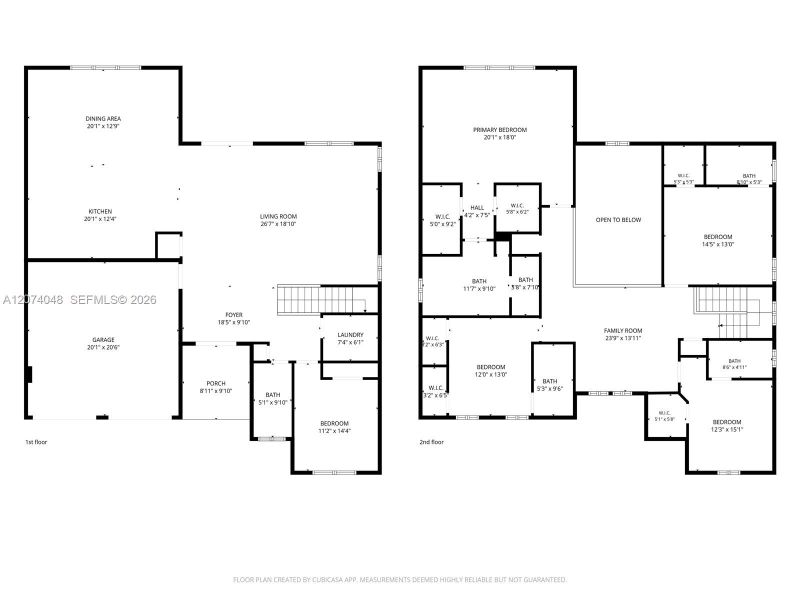 2D floor plan layout of this home in , Palmetto Bay, FL (Image 5). 2D floor plan layout of this home in , Palmetto Bay, FL (Image 5).