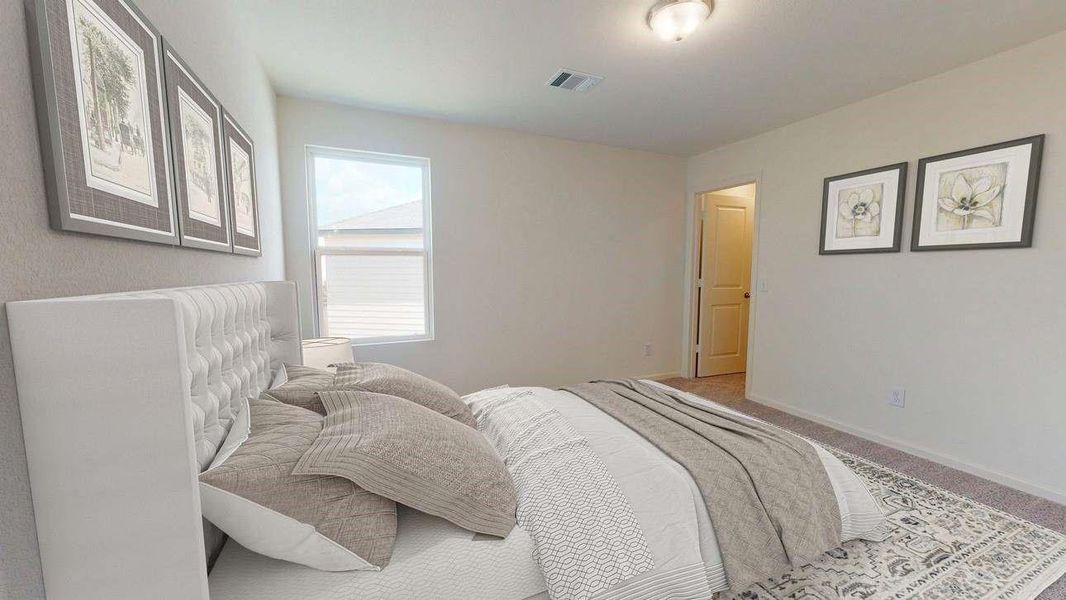 Furnished interior view inside a new home in Royal Pines, Porter (Image 7).