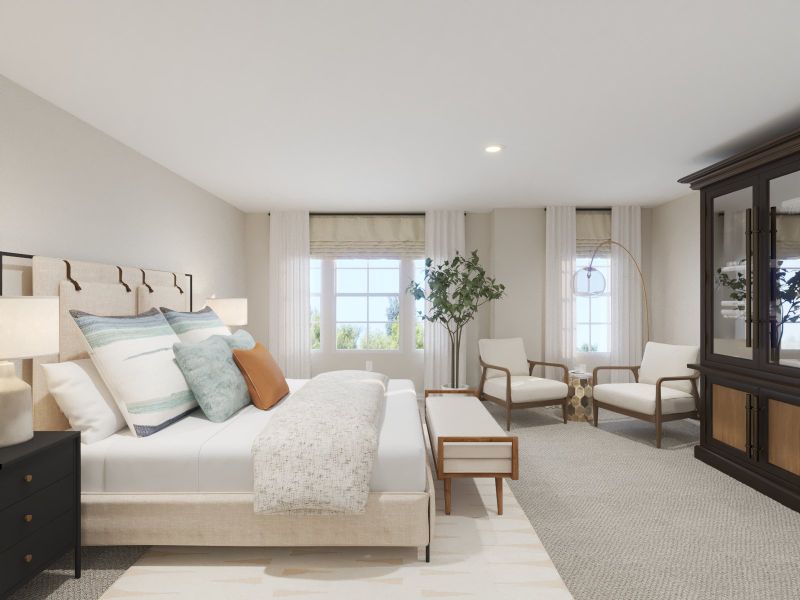 Furnished interior view inside a new home in Oak Ridge Park, Corinth (Image 5).