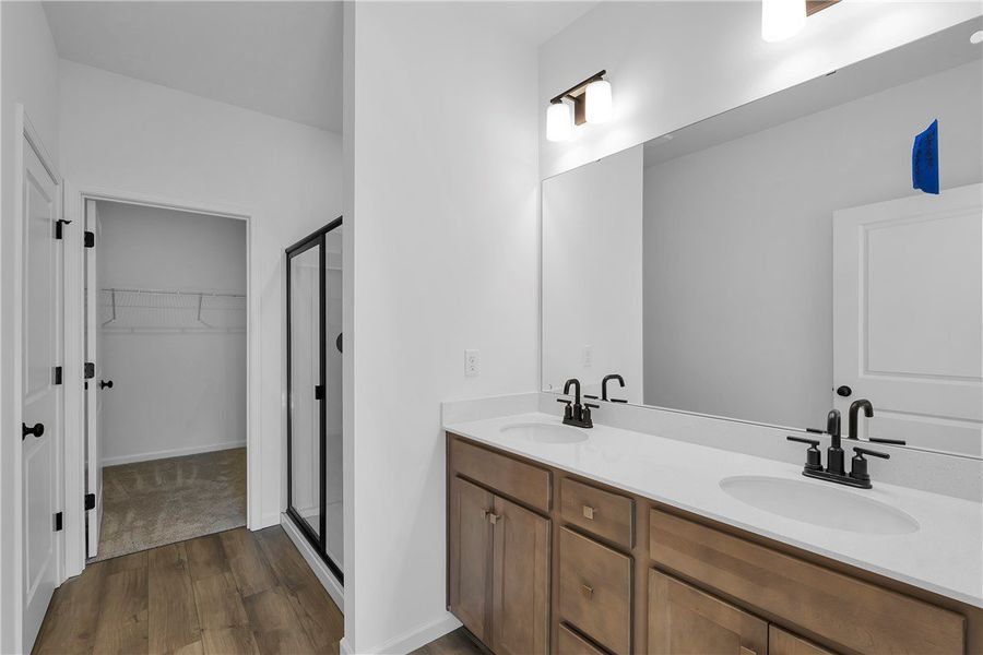 Furnished interior view inside a new home in Brownstone Park, Easley (Image 5).