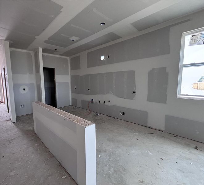 In-progress construction of a new home in The Colony 45s, Bastrop, TX (Image 30).