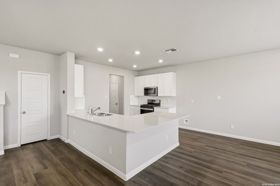 Furnished interior view inside a new home in Hickory Ridge, Elmendorf (Image 9).