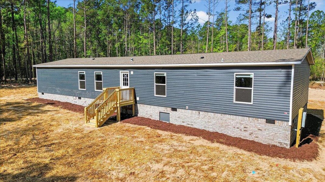 Exterior details and patio area of a home in , Walterboro (Image 2). Exterior details and patio area of a home in , Walterboro (Image 2).