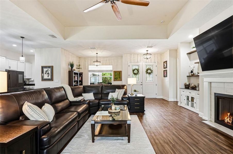Furnished interior view inside a new home in , Wesley Chapel (Image 39).