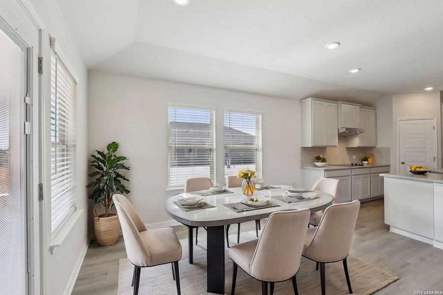Furnished interior view inside a new home in Legendary Trails - Classic Series, Cibolo (Image 12).