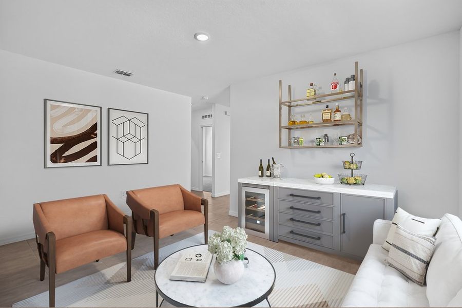 Representative furnished interior of a home built from the Spruce by Taylor Morrison in Coasterra Community Group Page, Palmetto (Image 9).