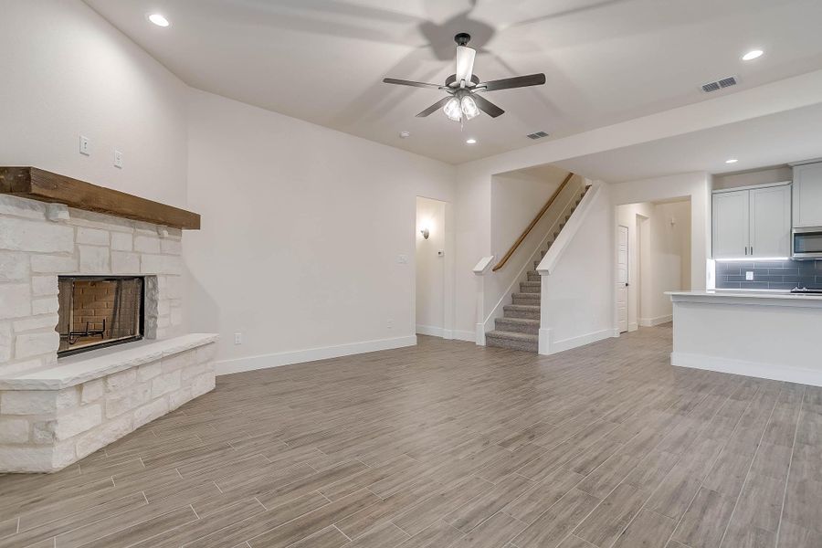 Representative unfurnished interior of a home built from the The Llano by Trinity Classic Homes in Covenant Park, Springtown (Image 14). Representative unfurnished interior of a home built from the The Llano by Trinity Classic Homes in Covenant Park, Springtown (Image 14).