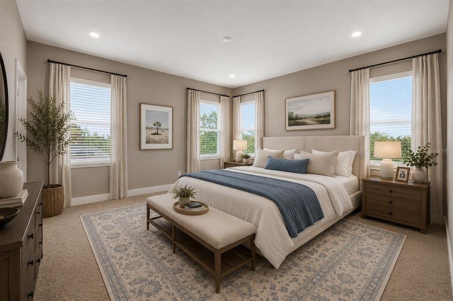 Furnished interior view inside a new home in Serenade at Ovation, Winter Garden (Image 10). Furnished interior view inside a new home in Serenade at Ovation, Winter Garden (Image 10).