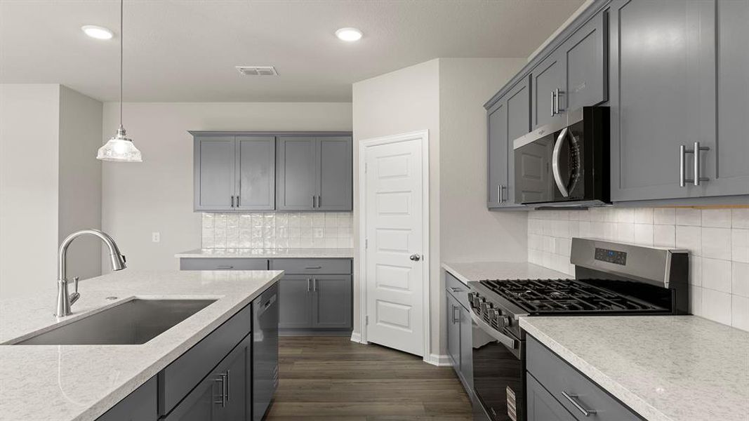 Furnished interior view inside a new home in Elevon 40s, Lavon (Image 7). Furnished interior view inside a new home in Elevon 40s, Lavon (Image 7).