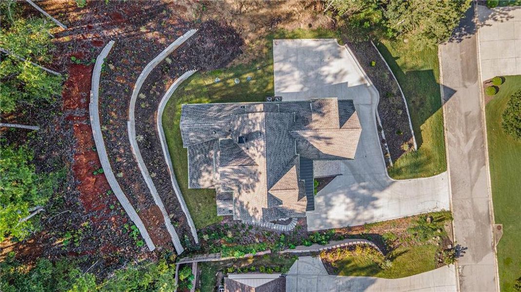 Front exterior of a new home in , White, GA, highlighting curb appeal (Image 30).