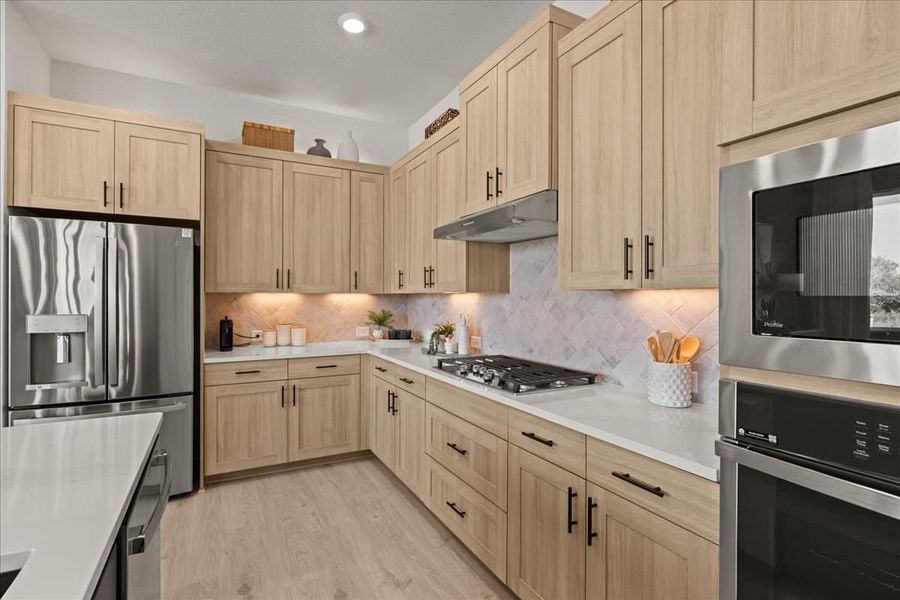 Furnished interior view inside a new home in Stream Waters, Seguin (Image 27).