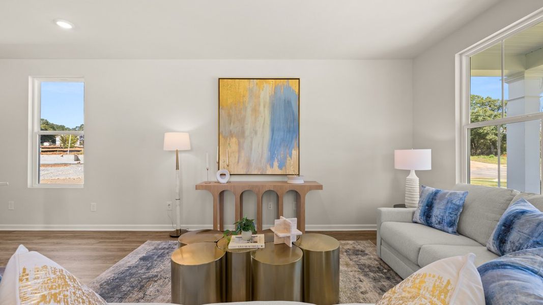 Representative furnished interior of a home built from the Iria Glen by D.R. Horton in Brookland Commons, Monroe (Image 14).