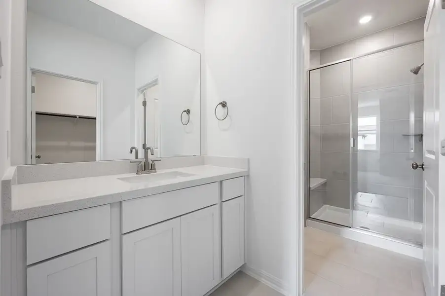 Furnished interior view inside a new home in Santa Rita Ranch, Liberty Hill (Image 5).