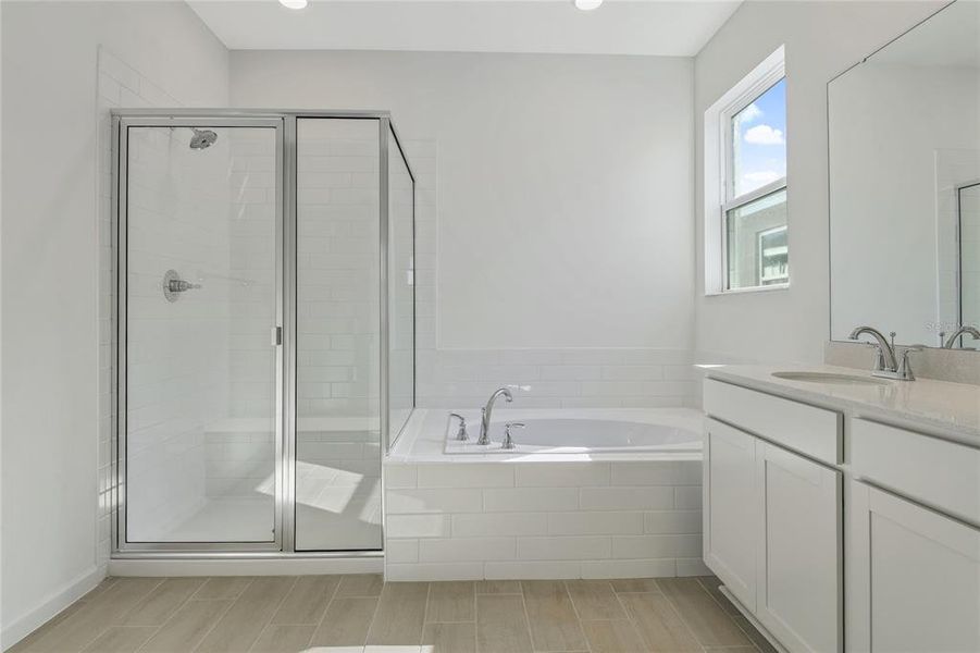 Furnished interior view inside a new home in , Winter Haven (Image 7). Furnished interior view inside a new home in , Winter Haven (Image 7).